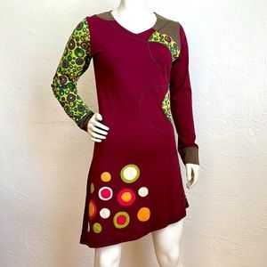 The Royal Collection NWT mixed media dress/ tunic